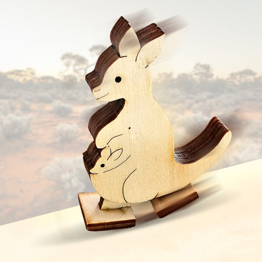 Kangaroo ~ Wobble Toy