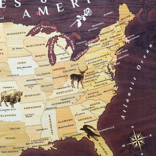 Keepsake Map - United States of America